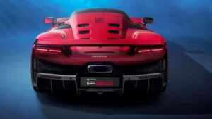 2026 ferrari f80 rear closeup