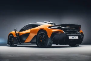 mclaren w1 revealed rear spoiler