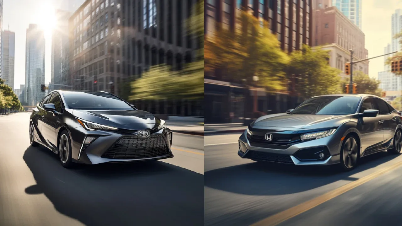 Toyota Prius vs Honda Civic: Reliability and Interior Design Comparison