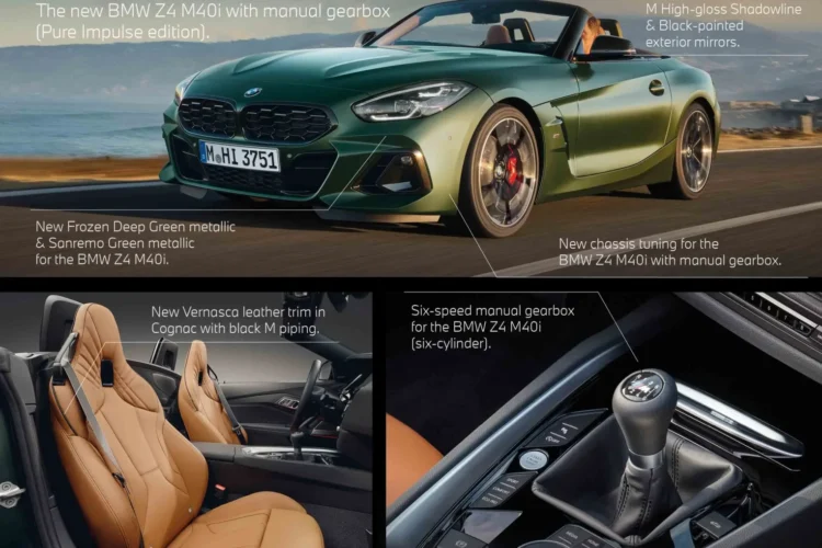 2025 BMW Z4 M40i Delivers Thrilling Manual Driving Experience