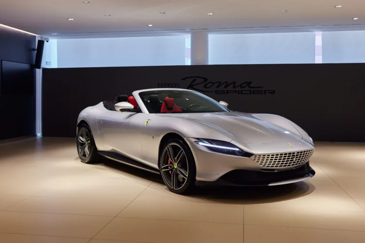2025 Ferrari Roma Spider review performance design interior specs and pricing