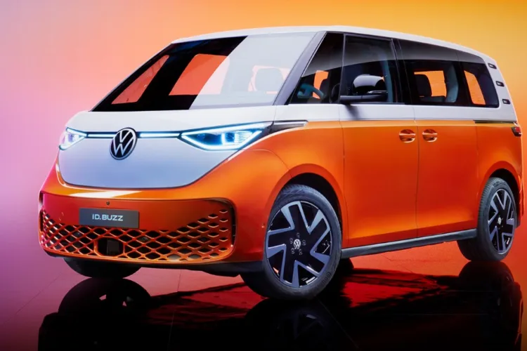 Volkswagen ID Buzz electric van blends retro style with modern EV technology