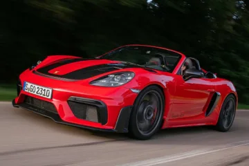 Porsche 718 Spyder RS review open top performance and specs for 2024