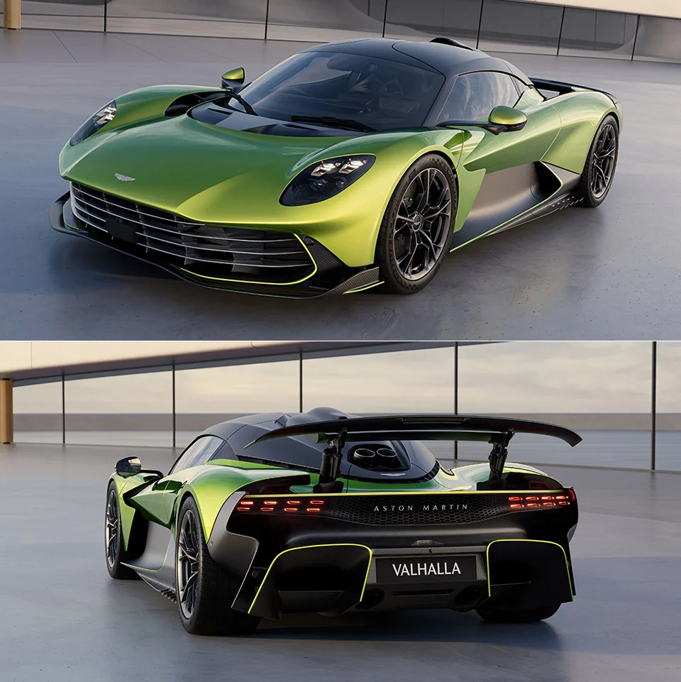 Aston Martin Valhalla hybrid supercar redefines performance and design