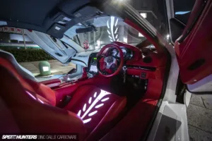 “mitsuoka orochi sports car interior view”